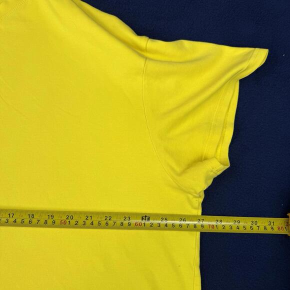 Les Benjamins Yellow Graphic T Shirt Clean Your Soul Cotton Oversized Men Sz XXL - Picture 4 of 9